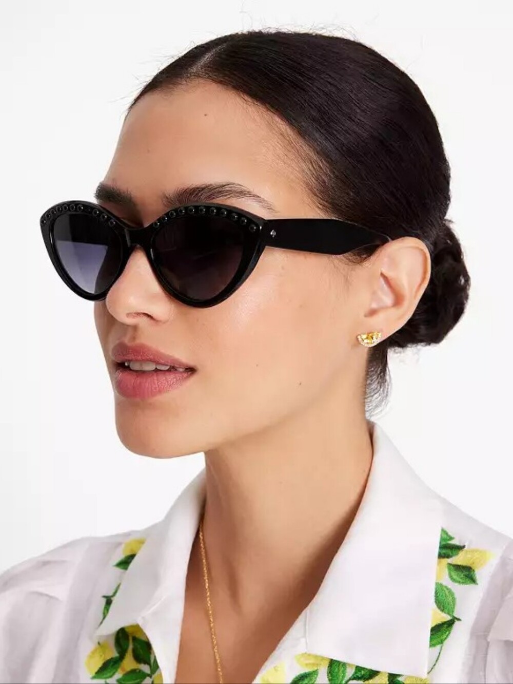 Kate Spade Black Juni Sunglasses NWOT - Picture 3 of 5